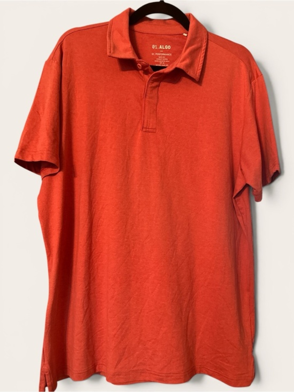 01.ALGO Performance Polo Shirt Size L